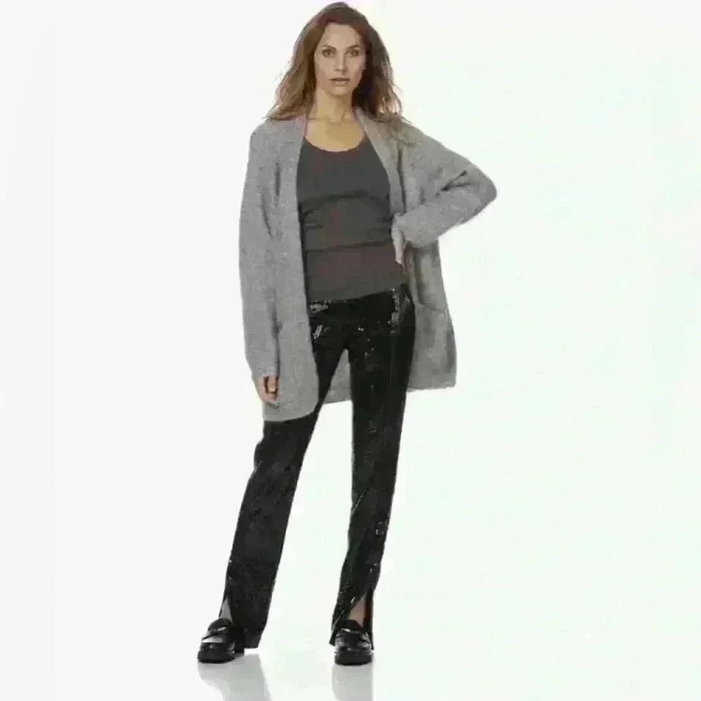 By Malene Birger Belinda mohair blend gray cardigan xl - Picture 4 of 12